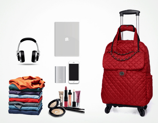 Mochila Trolley Impermeable de Tela Oxford Plegable y Ultraligera - Image 7