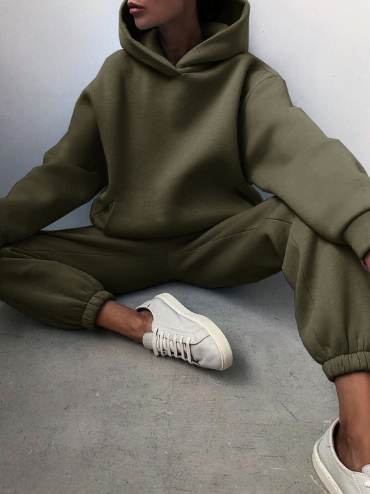 Conjunto Deportivo Mujer con Capucha - Sudadera y Pantalón Cómodo - Image 12