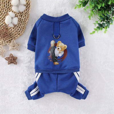 Ropa Térmica Kung Fu para Perros - Forro Polar Abrigador