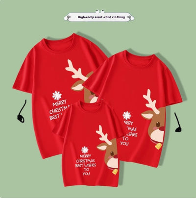 Conjunto Navideño Rojo para Padres e Hijos - Image 3