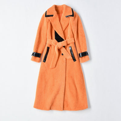 Blazer Slim Fit para Mujer con Cinturón y Cuello Estructurado
