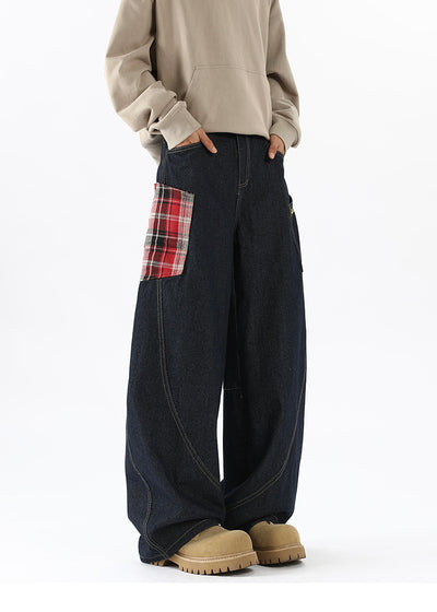 Pantalones Cargo Vaqueros con Bolsillos Grandes Diseño Retro para Hombre - Image 20