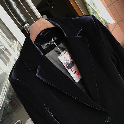 Blazer de Terciopelo Ajustado para Mujer - Multiusos - Image 4