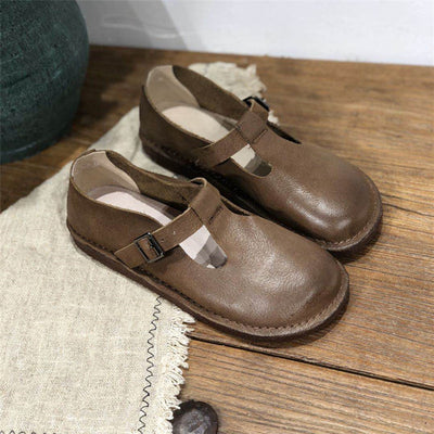 Zapatos Artesanales de Cuero Planos - Comodidad y Estilo - Image 24