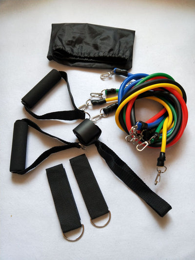 Set de 11 Piezas de Entrenamiento Funcional con Bandas de Resistencia - Image 9