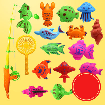 Juego de Pesca Magnética para Baño del Bebé - Image 5