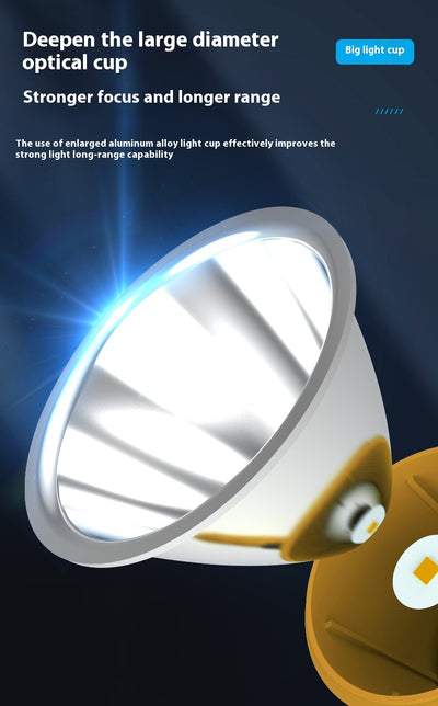 Linterna Táctica LED Recargable USB - Alcance Largo Impermeable para Caza - Image 21