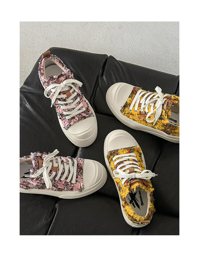Bombas de Lona con Diseño Irregular - Colección Primavera - Image 16