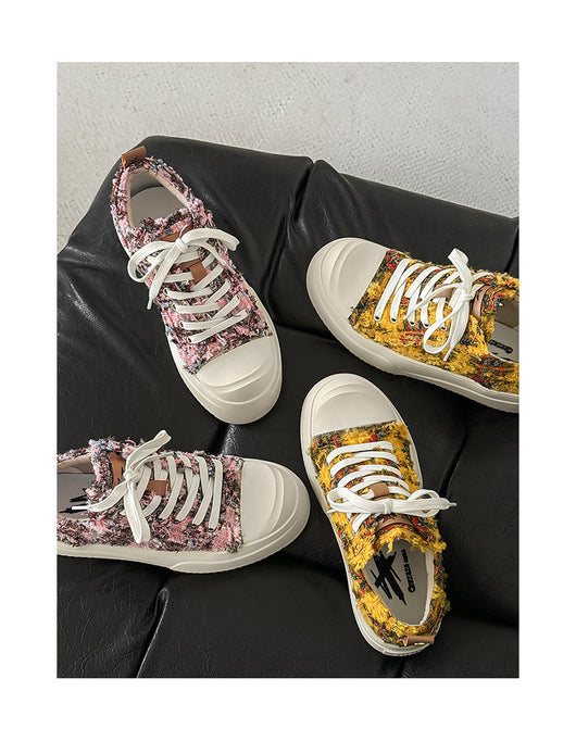 Bombas de Lona con Diseño Irregular - Colección Primavera - Image 16