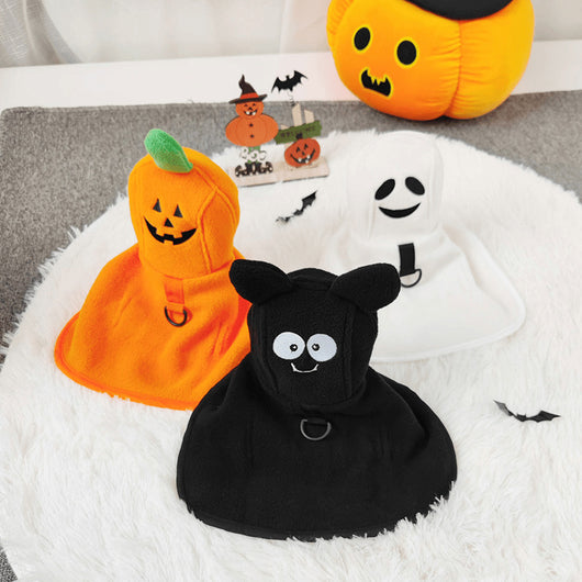 Capa Halloween para Mascotas - Disfraz Adorable para Perros y Gatos