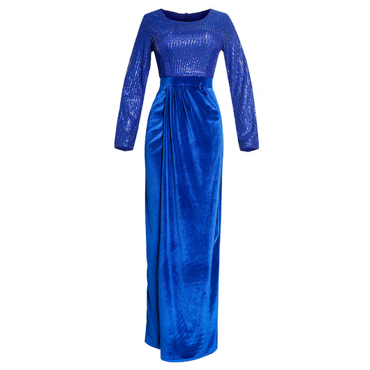 Vestido de Noche Africano con Lentejuelas para Banquetes - Image 13