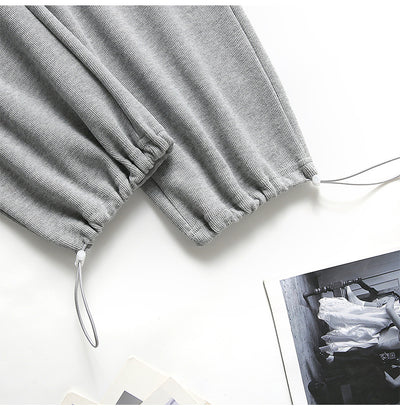 Pantalones Deportivos Velour Gris para Mujer - Comodidad Street Style - Image 13