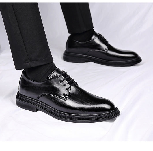 Zapatos de Cuero para Hombre - Elegancia Formal para Bodas y Eventos - Image 12