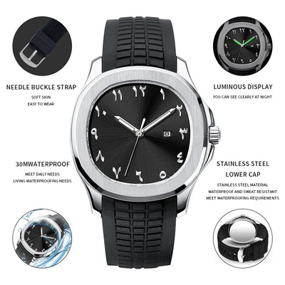 Reloj Deportivo Resistente con Banda de Silicona y Diseño Militar - Image 27