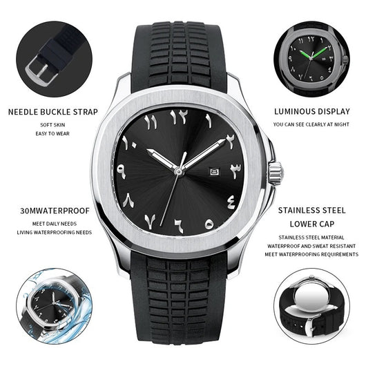Reloj Deportivo Resistente con Banda de Silicona y Diseño Militar - Image 27