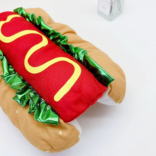 Disfraz Cálido para Mascotas - Hot Dog, Hamburguesa y Carnaval Navideño - Image 2