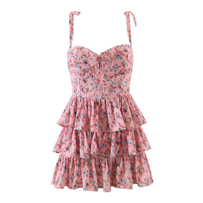 Falda Corta Floral Cake Sweet para Mujer - Image 11