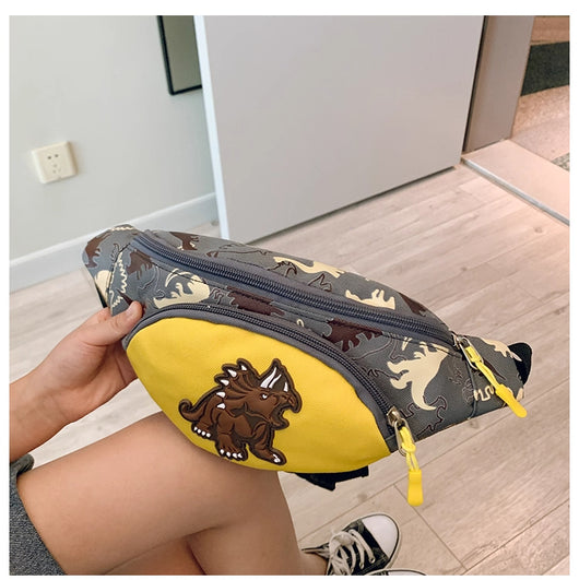 Bolsa Cruzada Infantil con Dinosaurio Cartoon - Mochila Pecho Niño - Image 16