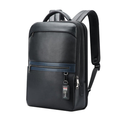 Mochila Ejecutiva de Cuero con Gran Capacidad y Múltiples Compartimentos - Image 5