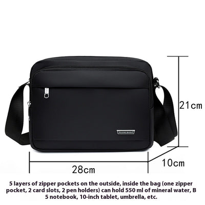 Bolsa Mensajera Oxford Ejecutiva Multicompartimento - Image 6