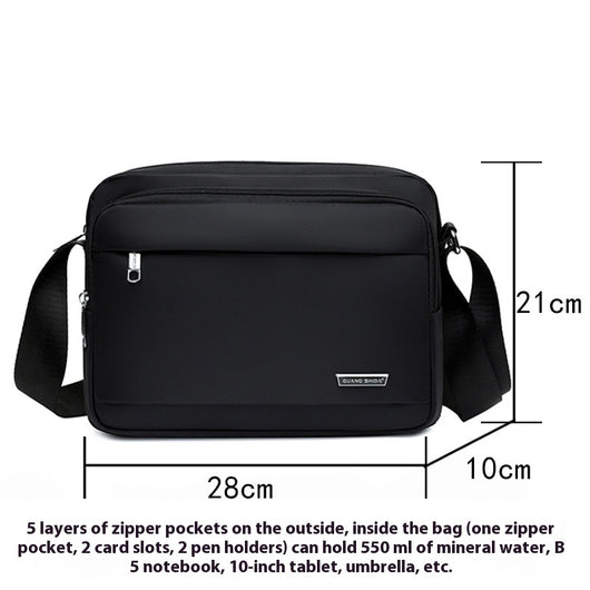Bolsa Mensajera Oxford Ejecutiva Multicompartimento - Image 6