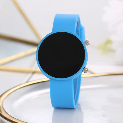 Reloj Digital LED Redondo Fashion Casual con Metal - Image 16