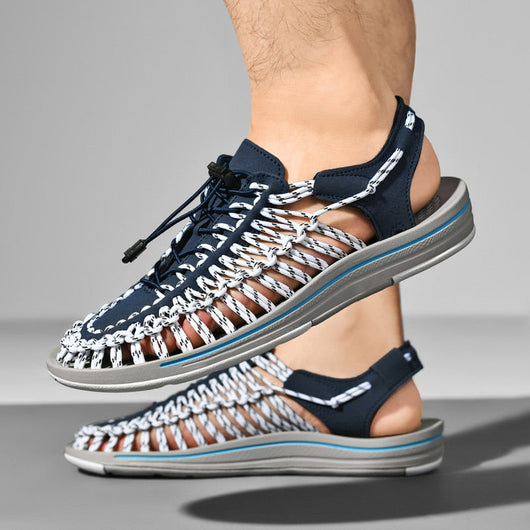 Sandalias de Playa Talla Grande Multicolor para Hombre - Comodidad Veraniega