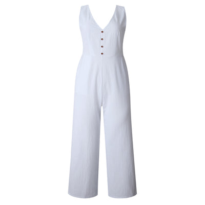 Jumpsuit Elegante para Mujer con Bolsillos, Cierre y Espalda Descubierta - Image 10