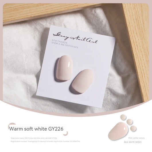Esmalte UV Yogurt Rice White - Blanco Lechoso de Larga Duración - Image 3