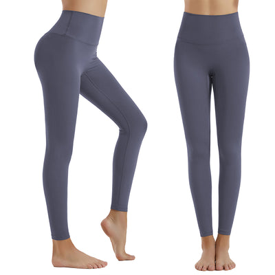 Pantalones Yoga Cintura Alta Deportivos de Colores Sólidos Estilo Europeo - Image 8