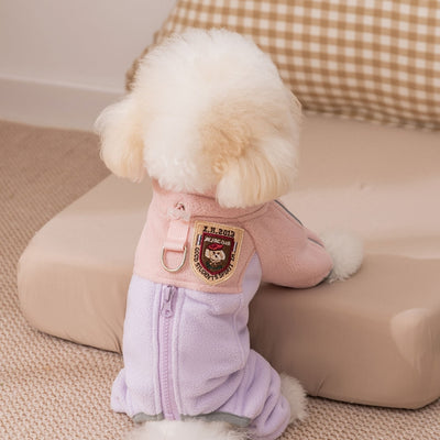 Abrigo Polar Térmico para Perros Pequeños - Diseño Bicolor - Image 10