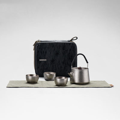 Juego de Té Titanio Wild Wind - Tetera y Tazas Portátiles para Aventuras - Image 2