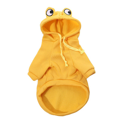 Sudadera Cálida de Rana para Mascotas - Disfraz Halloween Divertido para Gatos y Perros Pequeños - Image 11
