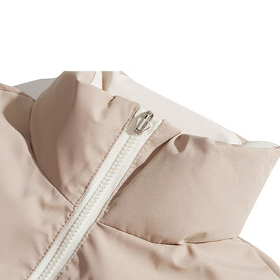 Chaqueta Acolchada Reversible para Parejas con Bordado de Cometa y Contraste de Colores - Image 6