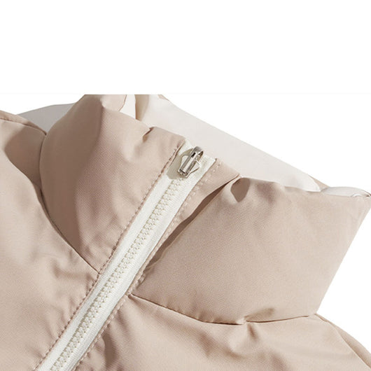 Chaqueta Acolchada Reversible para Parejas con Bordado de Cometa y Contraste de Colores - Image 6