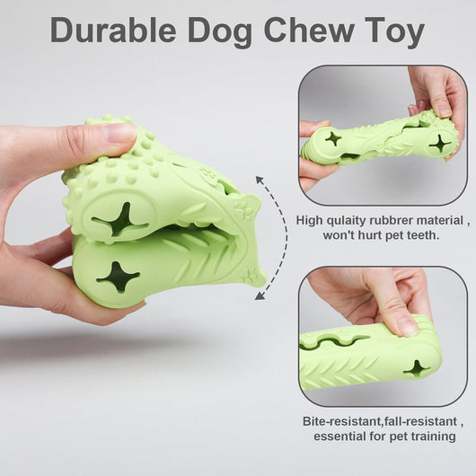 Juguete Masticable en Forma de Hueso para Perros Agresivos - Goma Natural Resistente - Image 9