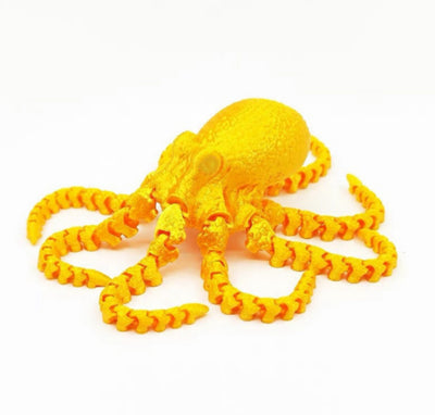 Pulpo Articulado con Impresión Adorable - Juguete Flexible - Image 9