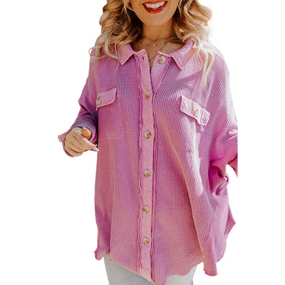 Chaqueta Camisa de Moda Europea y Americana para Mujer - Image 3