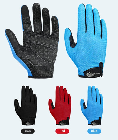 Guantes Ciclismo Verano Táctiles Dedo Completo para Moto y Bicicleta - Image 12