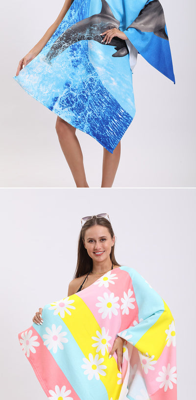 Toalla de Playa Estampada - Diseño Vacaciones Junto al Mar - Image 52