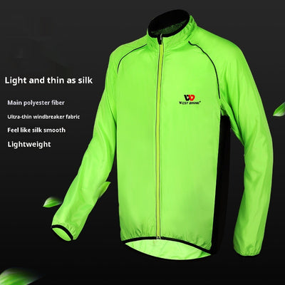 Chaqueta Reflectante Transpirable para Ciclismo de Montaña