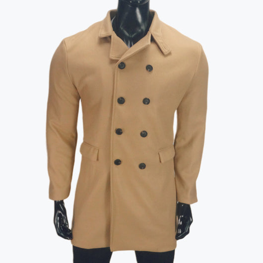 Abrigo de Lana Elegante para Hombre en Tallas Grandes - Image 7