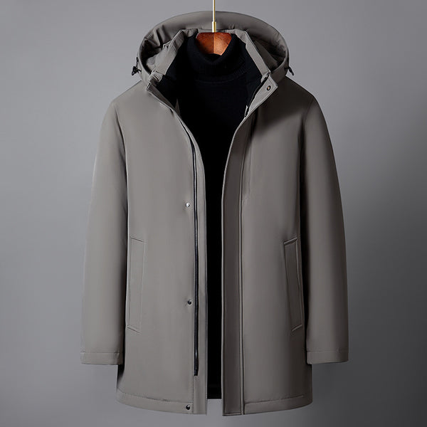 Abrigo Parka de Plumón de Pato para Hombre