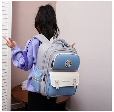 Mochila Escolar Ergonómica con Protección de Espalda y Múltiples Compartimentos - Image 27