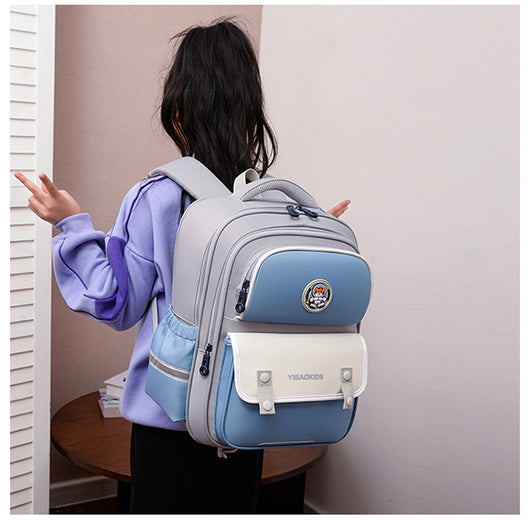 Mochila Escolar Ergonómica con Protección de Espalda y Múltiples Compartimentos - Image 27