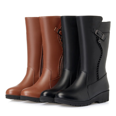 Botas de Invierno para Mujer con Tacón Cuña Plano - Image 5