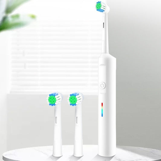 Cepillo Dental Eléctrico Rotatorio con Tecnología Blanqueadora
