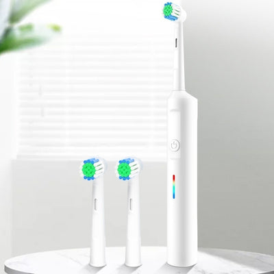 Cepillo Dental Eléctrico Rotatorio con Tecnología Blanqueadora