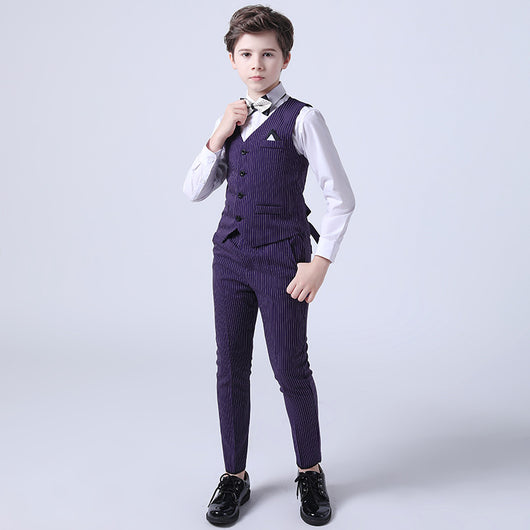 Conjunto de Verano para Niños: Chaleco y Pantalón a Rayas - Image 8