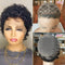 Peluca Rizada Africana con Encaje Frontal para Mujer